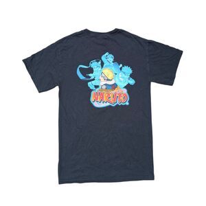 Vintage 2002 Shonen Jump Naruto Multi-Clones Graphic T-Shirt Black Size Small